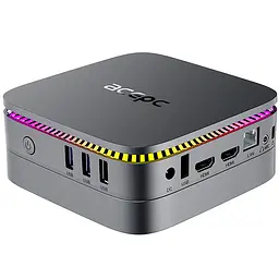 Міні-ПК Acepc PicoBox Pro AK1 / Intel N95 / RAM 16GB / SSD 512GB / 2 x HDMI / LAN, Wi-Fi, Bluetooth / Windows 11 Pro / Сірий - мініатюра 3