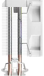 Кулер для процесора Ocypus Gamma A20 ARGB White (GAMMA-A20-WH1AAWN00F-GL) - мініатюра 6