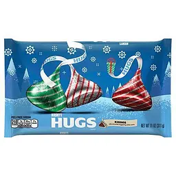 Шоколад Kisses Milk Chocolate Nugged by White creme 311g