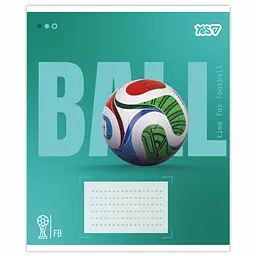 Зошит шкільний Yes Ball А5 12 аркушів коса лінія 25 шт. (768678) - мініатюра 6
