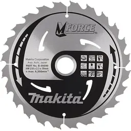Диск пиляльний по дереву 235х30 мм 24T Makita M-Force B-08090