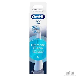 Насадки для електр. зубної щітки Oral-B iO RB CWF-4 Ultimate Clean (4) - мініатюра 2