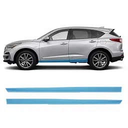 Антигравійна захисна бронеплівка за лекалами для Acura RDX TC1 2019-2021 - нижня зона кузова пороги