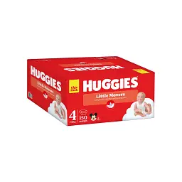 Підгузки Huggies Little Movers 4 (7-18 кг) M-pack, 150 шт (5029053583402) - мініатюра 2