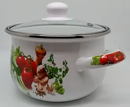 Каструля Aureti, з кришкою, 26 см, 3,2 л (AU-703-20) - мініатюра 2