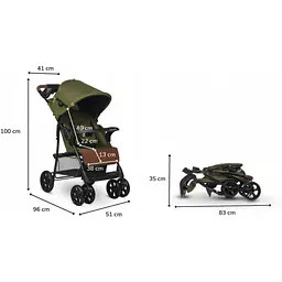 Коляска прогулянкова Lionelo Emma Plus Forest Green (LO-EMMA PLUS FOREST GREEN) - мініатюра 8
