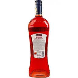 Вермут Marengo Negroni десертний рожевий 16% 1 л - мініатюра 3