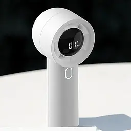 Портативний вентилятор Xiaomi Miwaing Handheld Fan LED (HX130) Білий - мініатюра 2