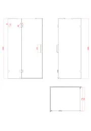 Бічна стінка для кабіни Koer SR SW04-80x200-TR-01 прозоре скло Easy Clean 10 мм, хром KR5389, прозоре, хром - мініатюра 9