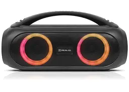 Портативная колонка бумбокс REAL-EL RX745 Boombox 40W Bluetooth TWS, RGB, Black