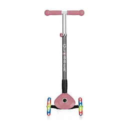 Самокат Globber Primo foldable lights, колеса з підсвічуванням, пастельно-рожевий (432-210-2) - мініатюра 3