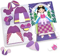 Формовий пазл Melissa&Doug Принцеси, 8 елементів (MD19021) - мініатюра 2