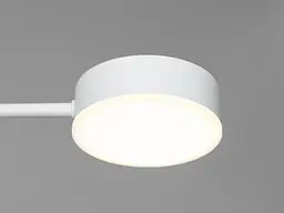 Люстра світлодіодна Diasha D801-6WH 30W, 6 ламп, 1650 лм, 3000K, біла, сучасний стиль для спальні, вітальні, кухні - мініатюра 3