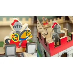 Ігровий набір Viga Toys Іграшковий замок дерев'яний (50310) - мініатюра 6