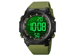 Чоловічий наручний годинник 1845AG Army Green Skmei acs0030546 - мініатюра 3