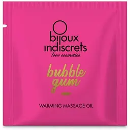 Пробник масажної олії Bijoux Indiscrets Light My Fire - Strawberry Bubblegum (2 мл)
