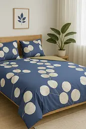 Комплект постільної білизни Ecotton двоспальний Сімейний 150х215 см синій (21210АВ) (23721)