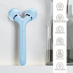 Ролик для обличчя та тіла Geske Sonic Facial & Body Roller електронний звуковий 4 в 1 аквамарин - мініатюра 5