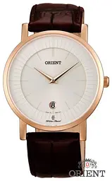 Наручний годинник Orient FGW0100CW0 унісекс кварцевий зі шкіряним ремінцем