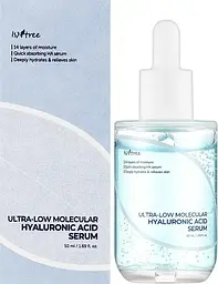 Сироватка з низькомолекулярною гіалуроновою кислотою 50 мл Isntree Ultra-Low Molecular Hyaluronic Acid Serum - мініатюра 1