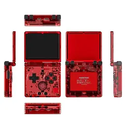 Ігрова консоль Anbernic RG35XXSP + 5000 Ігор 64GB (Red Transparent) - мініатюра 2
