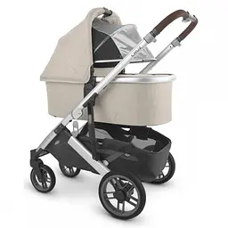 Прогулянкова коляска Uppababy Cruz V2 - Declan + Люлька Uppababy Carrycot-Declan-Oat Melange Silver Frame - мініатюра 14
