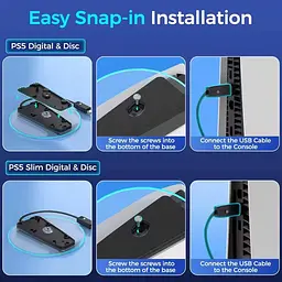 Підставка для консолі IINE L986 RGB для PS5/PS5 Slim [163608] - мініатюра 7