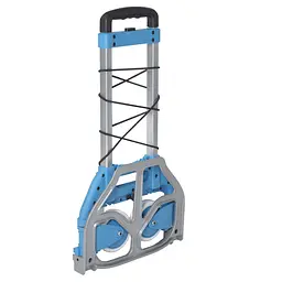 Візок господарський Bo-Camp Trolley Foldable 75 kg Silver/Blue (5267283) - мініатюра 3