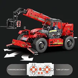 Конструктор Reobrix Mechanical Телескопічний вилковий навантажувач з пультом (22020) [161067] - мініатюра 9