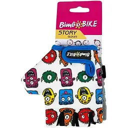 Велорукавиці дитячі Bimbo Bike Kids монстри 8-10 років розмір L (90962/4-IS)