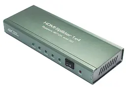 Відеорозгалужувач 4xHDMI v1.4a, 3D, 4K x 2K