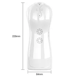 Мастурбатор Vibrating and Flashing Masturbation Cup USB 7+7 Function / Talk Mode (White) Boss Series 63-00038 98358 - мініатюра 8