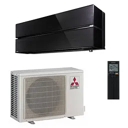 Кондиціонер Mitsubishi Electric MSZ-LN25VG2B/MUZ-LN25VG2 інвертор (чорний онікс)