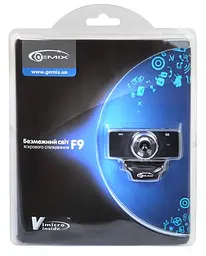 Web камера Gemix F9 Black, 1.3 Mpx, 640x480, USB 2.0, вбудований мікрофон (F9 Black) - мініатюра 3