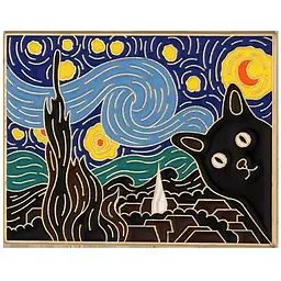 Значок Вінсент Ван Гог Vincent Van Gogh 3 см P VVG 03