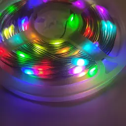 Світлодіодна стрічка гірлянда Роса від usb з пультом керування з додатку MR Star 10м 15 Ватт RGB USB Bluetooth - мініатюра 3