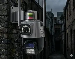 Водонепроникна камера PTZ WiFi P-11 ICSEE, 6MP, з нічним баченням - мініатюра 5