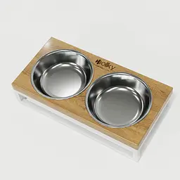 Hollky Base XS — миски на підставці для маленьких собак та котів (2 × 0,25 л) - мініатюра 7