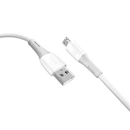 Кабель для зарядки и обмена данными USB Ridea RC-SI35 SiliconePro 60W 20V/3A USB-MicroUSB 1 м Белый - миниатюра 4