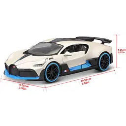 Ігрова автомодель Maisto Bugatti Divo White 1:24 (31526 met. white) - мініатюра 5