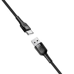 Кабель XON SmartCable Type-A - Type-C PD 3A 3м UniLink (SC302C3A3B 4609) Чорний - мініатюра 3