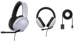 Гарнітура Sony ігрова Over-ear INZONE H3 3.5 mini-jack Mic (MDRG300W.CE7) - мініатюра 3