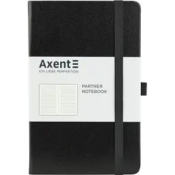 Книга записна Axent Partner 125х195 мм у лінійку 96 аркушів чорна (8308-01-A)