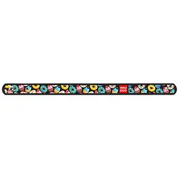 Браслет Waudog Design Пончики, шкіра, 18-20х1,5 см, чорний - мініатюра 2