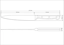 Ніж поварський TRAMONTINA CENTURY, 152 мм (508389) - мініатюра 2
