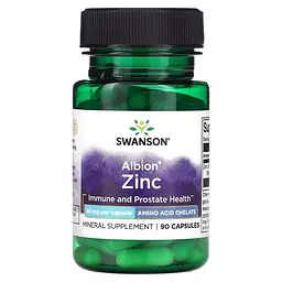 Вітаміни та мінерали Albion Zinc 30 mg, 90 капсул Swanson vit0001197