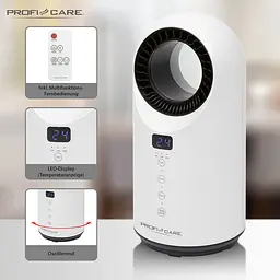 Тепловентилятор керамічний Profi Care PC-HL 3086 - мініатюра 3