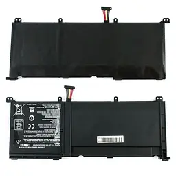 Батарея для ноутбука Asus C41N1416 (Zenbook Pro UX501VW UX501JW G501JW) 15.2V 3950mAh 60Wh Чорний - мініатюра 2