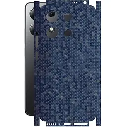 Захисна плівка StatusSKIN для Xiaomi Redmi Note 13 4G Корпус Вініл Соти сині