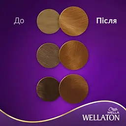 Стійка крем-фарба для волосся Wellaton відтінок 8/74 шоколад із карамеллю 110 мл - мініатюра 4